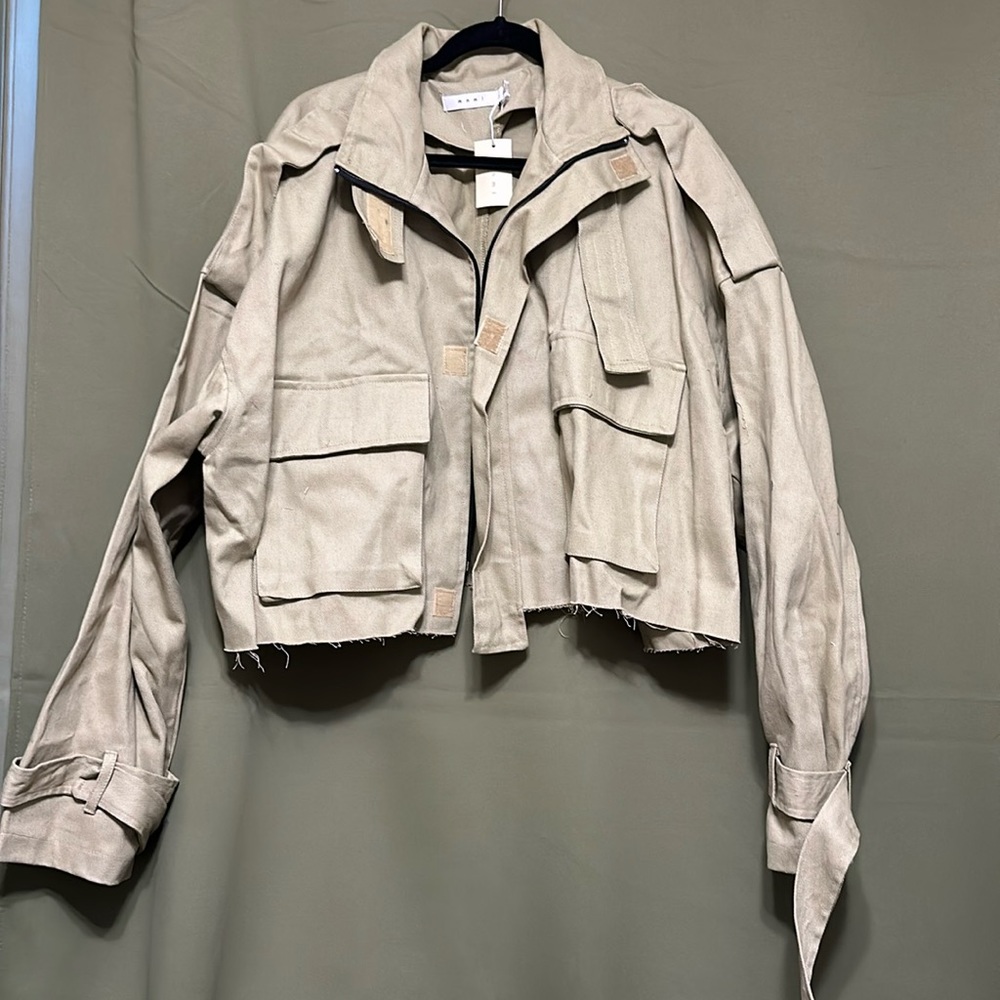MNML CROPPED M65 JACKET KHAKI
